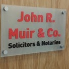 John R. Muir and Co. Solicitors, Notaries and Property Agents. Airdrie 746345 Image 1
